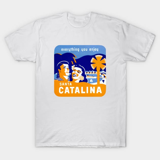 1950s Santa Catalina Island T-Shirt by historicimage